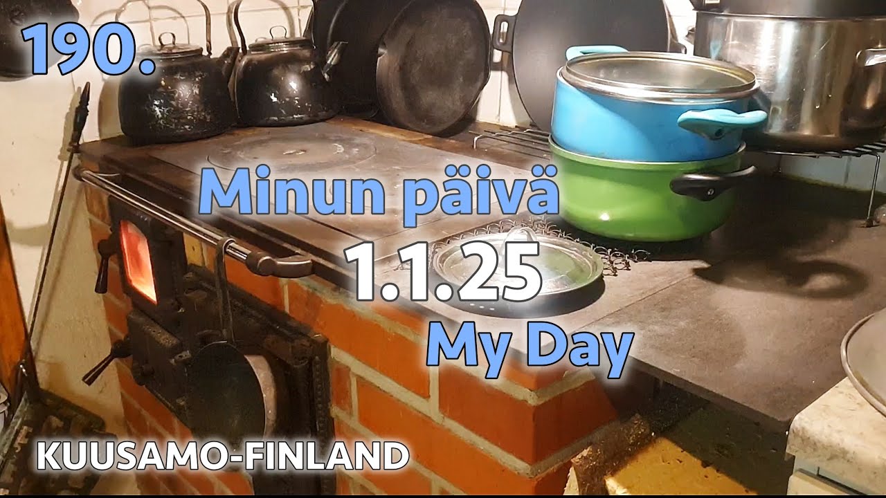 МОЙ ДЕНЬ 1.1.25 @korpitalo. #лыжи #самодостаточный #куусамо #сельская местность #севернаяфинляндия