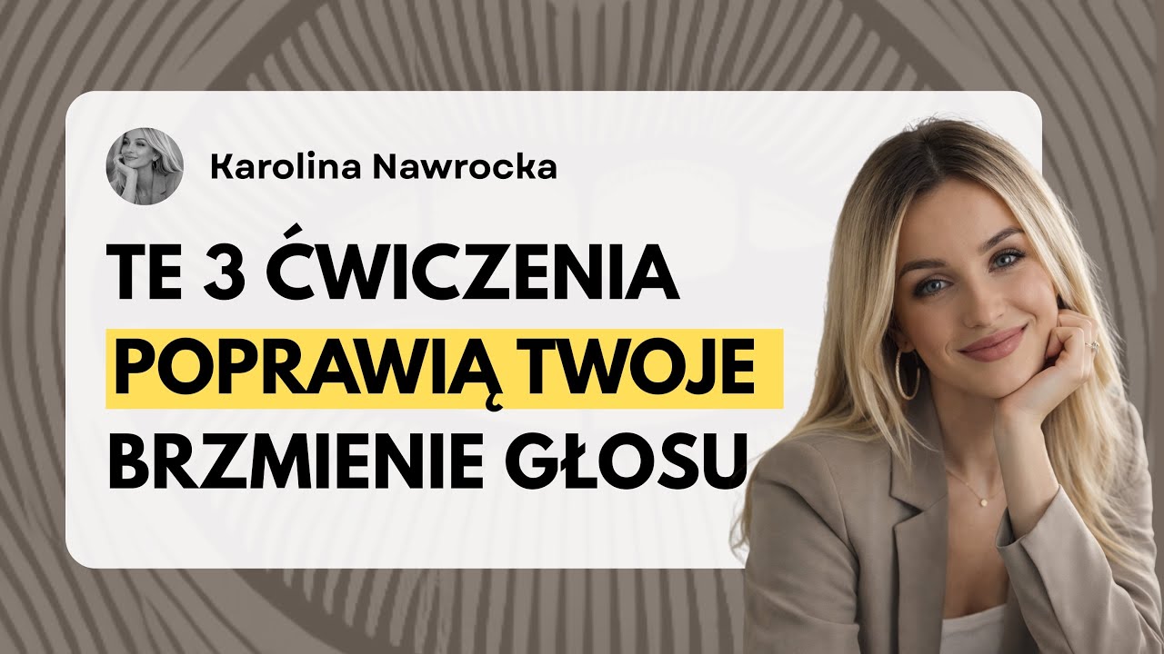 Te 3 ćwiczenia poprawią brzmienie Twojego głosu!