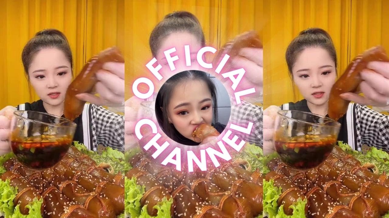Pig Skin | Xiao Yu Mukbang 143 | Facebook : ZBX888