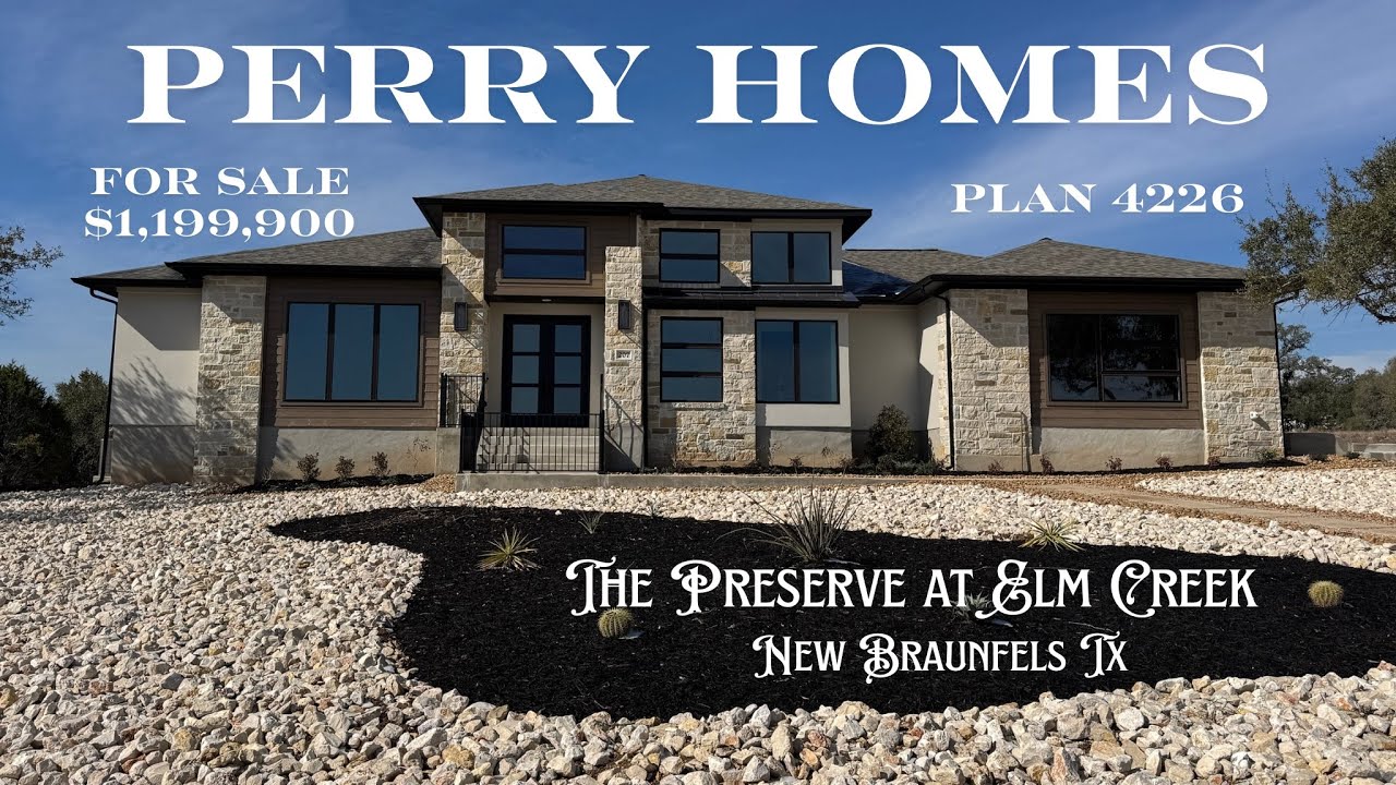 Perry Homes, The Preserve at Elm Creek. For Sale, Jan 2026