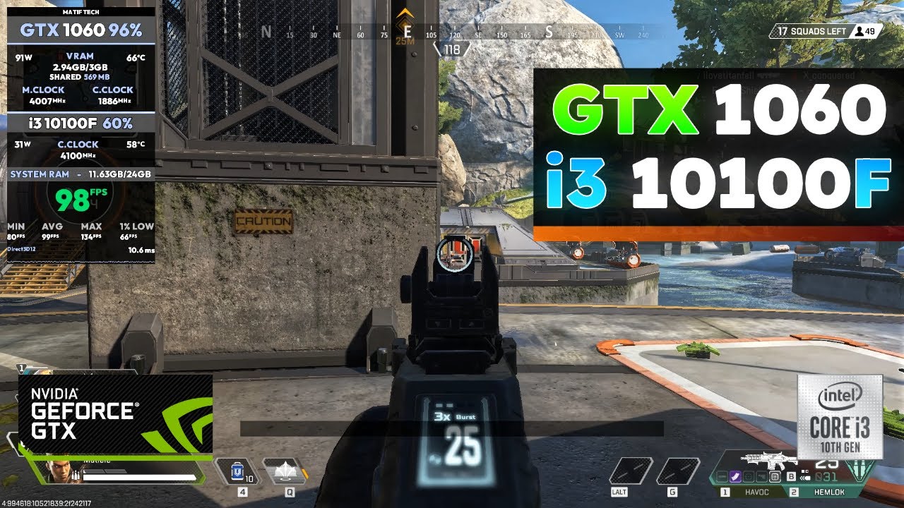 Playing Apex Legends on a GTX 1060 in 2026 - Benchmark