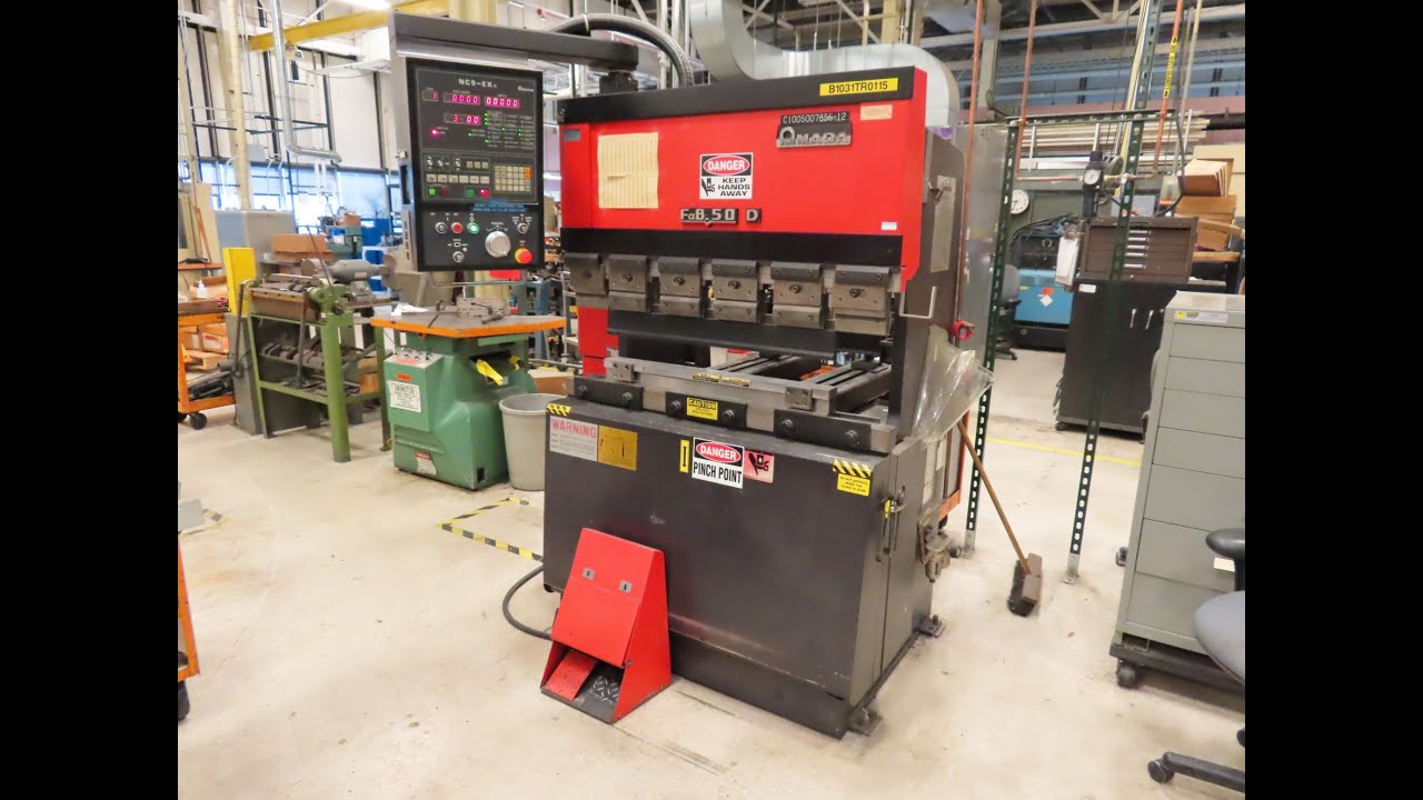 Amada FaB-50 D 50 Ton x 4' CNC Hydraulic Press Brake with NC9-EXII Control