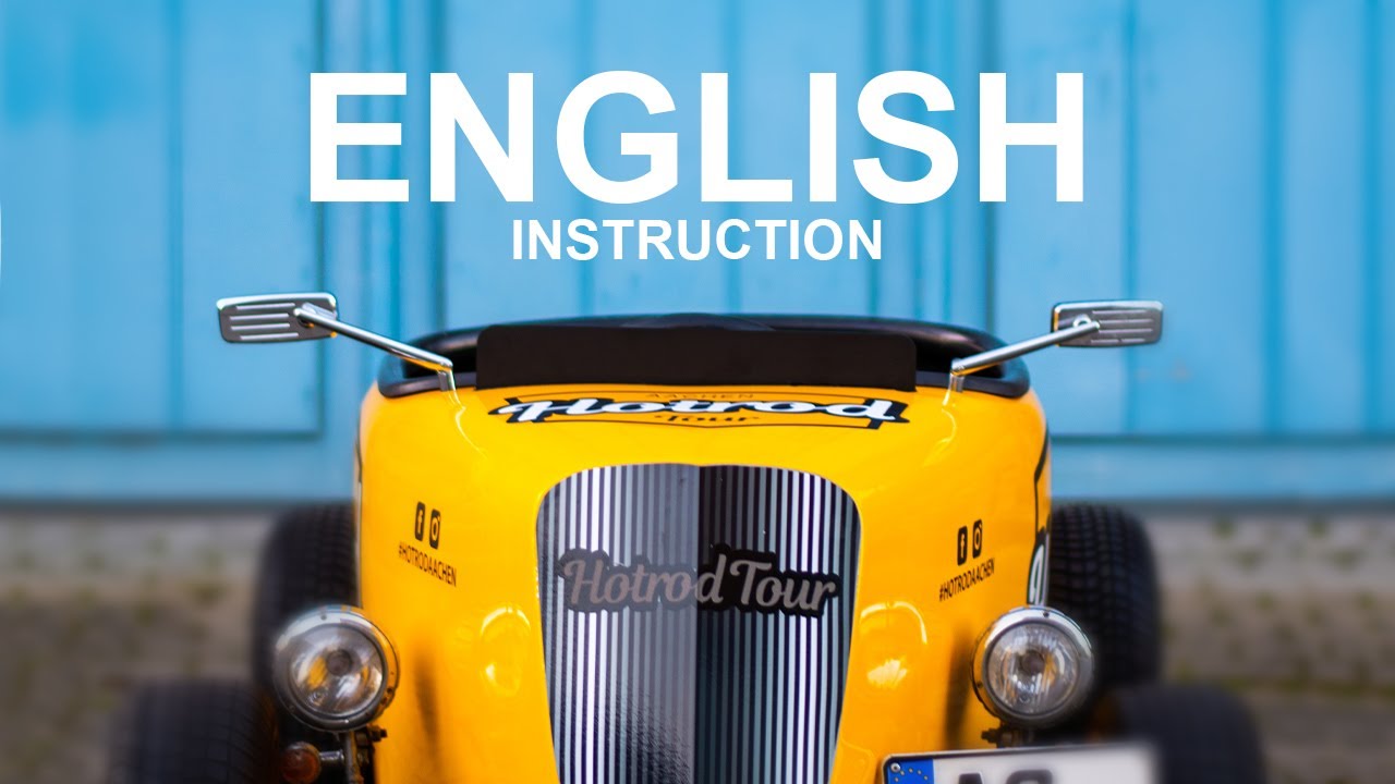 Instruction video English - Hotrod Tour Aachen - How does a mini-HotRod tour work?