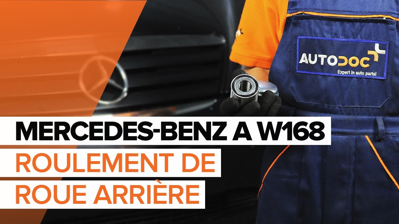 Comment remplacer des roulement de roues arrière sur une MERCEDES-BENZ A W168 TUTORIEL | AUTODOC