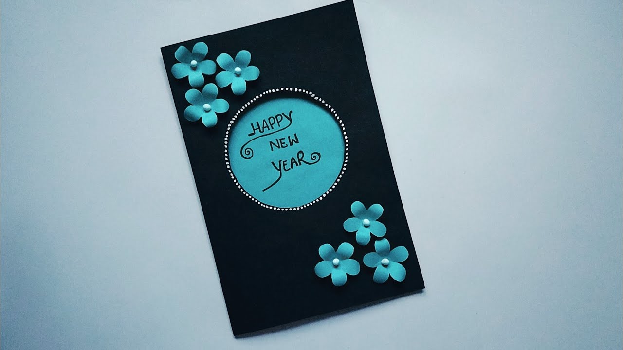 New year card kaise banaye||Greeting card ||New year card||How to make New year card||#youtubevideo