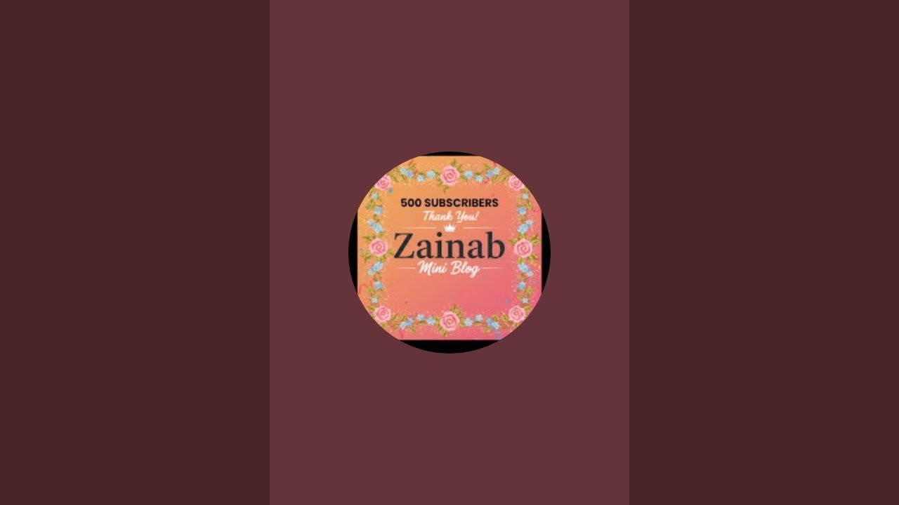 Zainab Mini Vlog is live