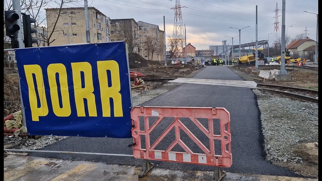 Pasajul Solventul (17.12.2025) Ultimele retusuri pentru deschiderea traficului rutier