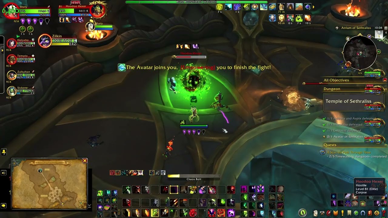 WoW Quest | A Scarred Path Through Time (Timewalking - Battle for Azeroth) - The War Within