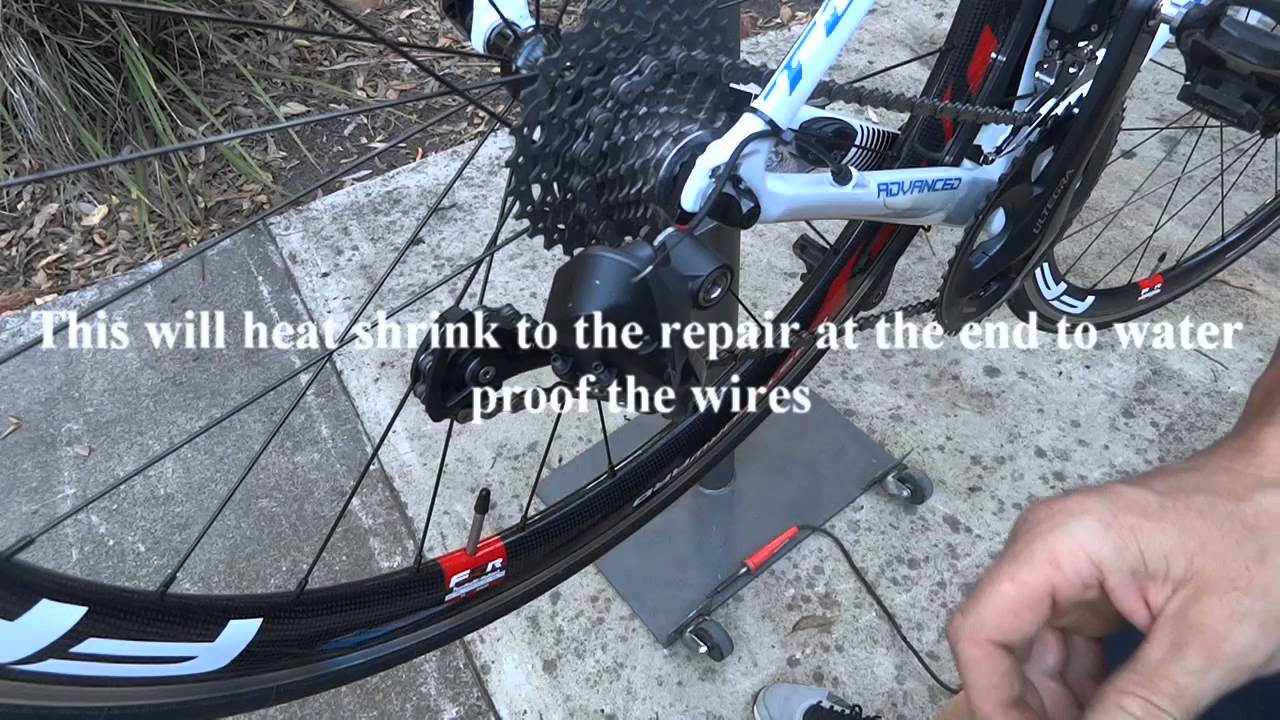 How To Repair Broken Di2 Wire without Removing the Bottom Bracket
