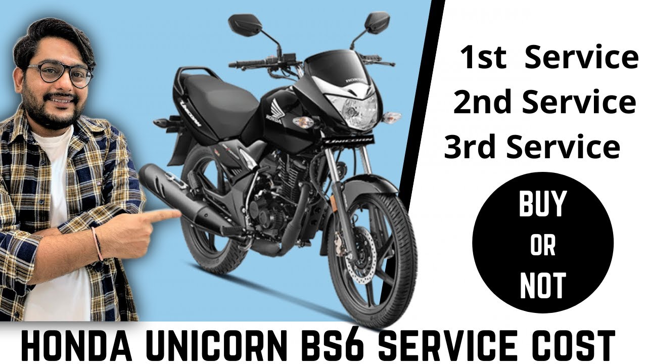Honda Unicorn bs6 Service Cost | Service Manual | First Service | Maintenance Cost | Schedule