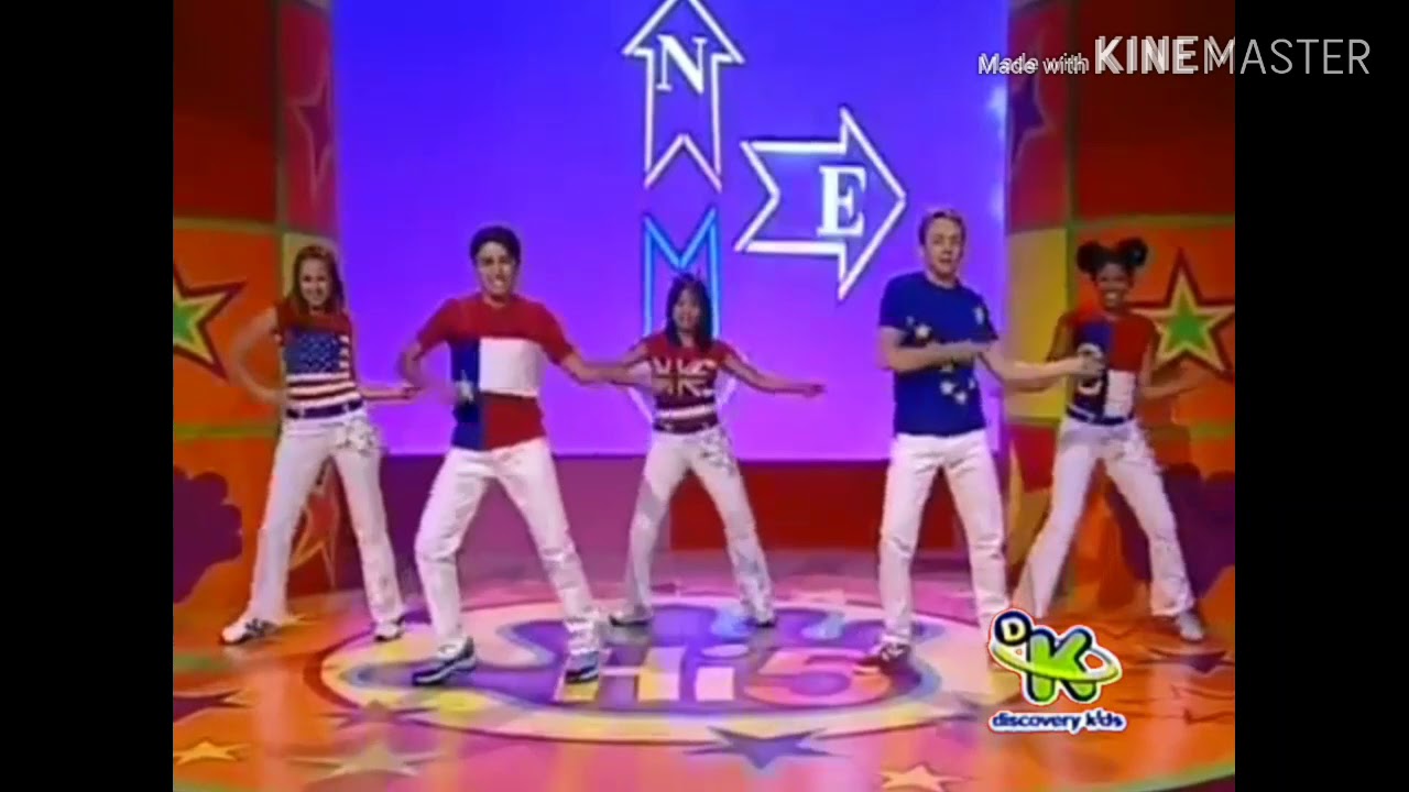 Hi-5 Cancion: Norte Sur Este Oeste Discovery Kids (Marzo Año 2010)