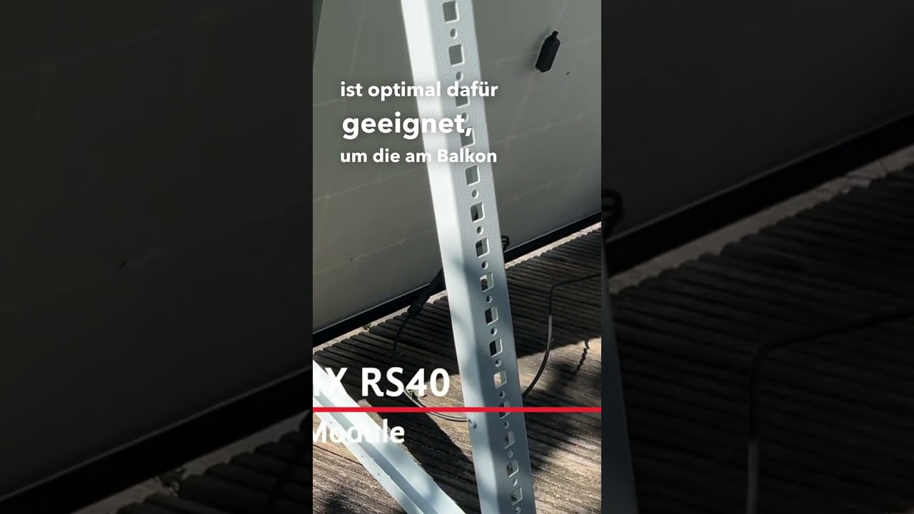 Optimale Aufbau am Balkon: Erneuerbare Energie mit 415W Modulen & Wechselrichter #solarenergy #solar
