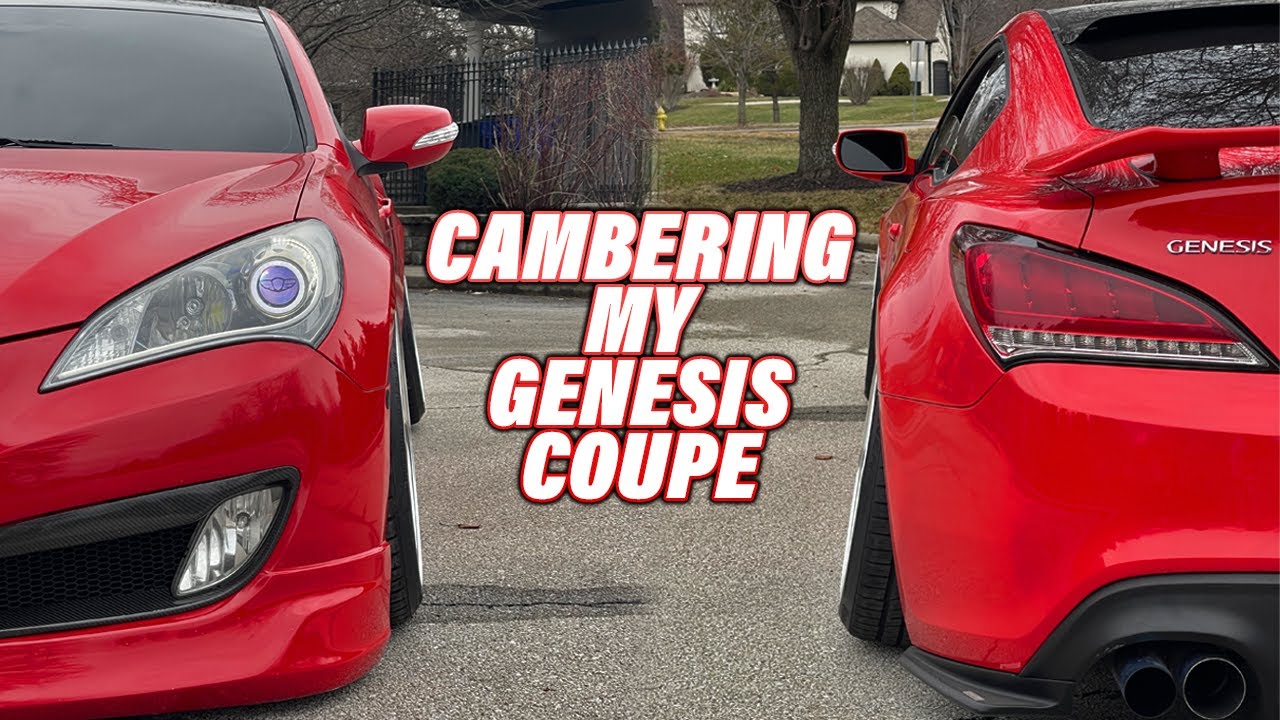 Cambering My Genesis Coupe (установка рычагов ISR)