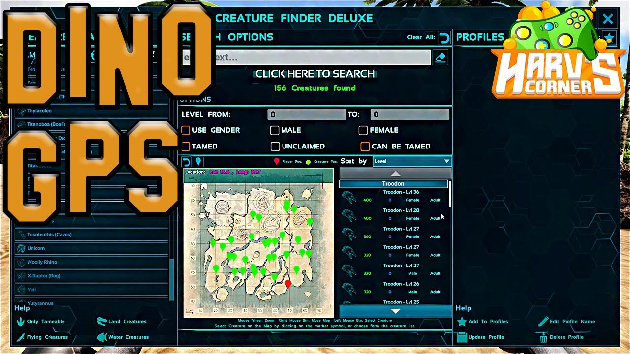 Обзор мода Ark Creature Finder Deluxe — Ark Survival Evolved