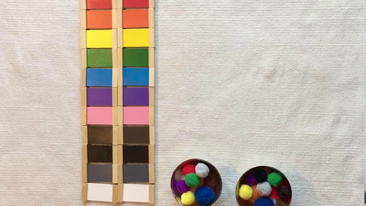 Montessori Color Matching Lesson