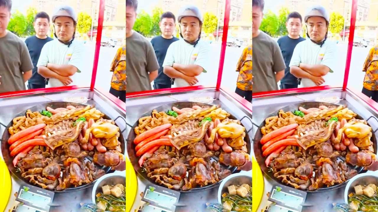 一份30元的卤菜顾客大排长龙#景德镇美食#瓷都景德镇#卤味