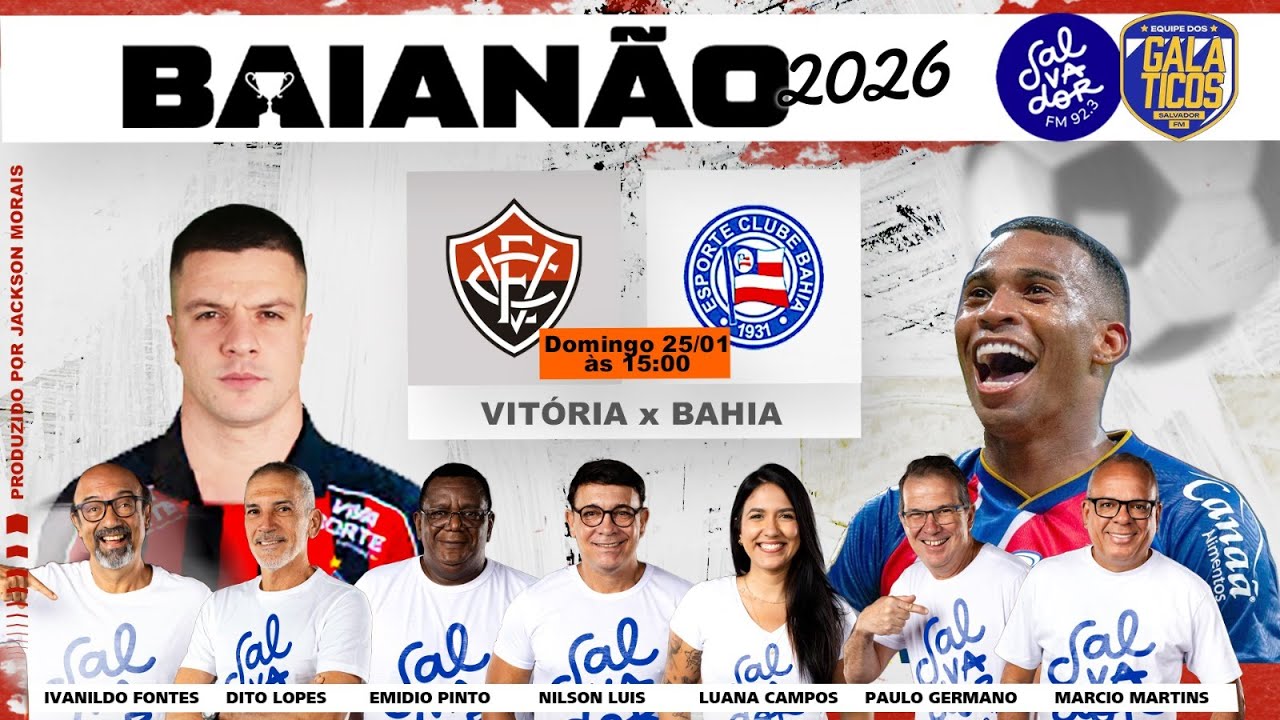 BAxVI AO VIVO NA SALVADOR FM - 92.3 (25/01/26)