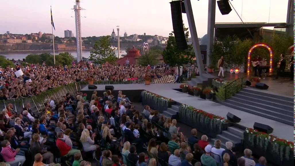 Darin- Juliet LIVE. Allsång på Skansen 2015.