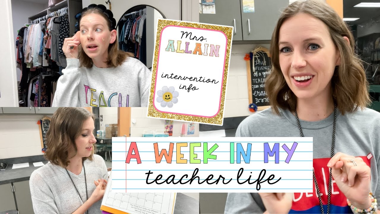 WEEK IN MY TEACHER LIFE | intervention binder, back to vlogging