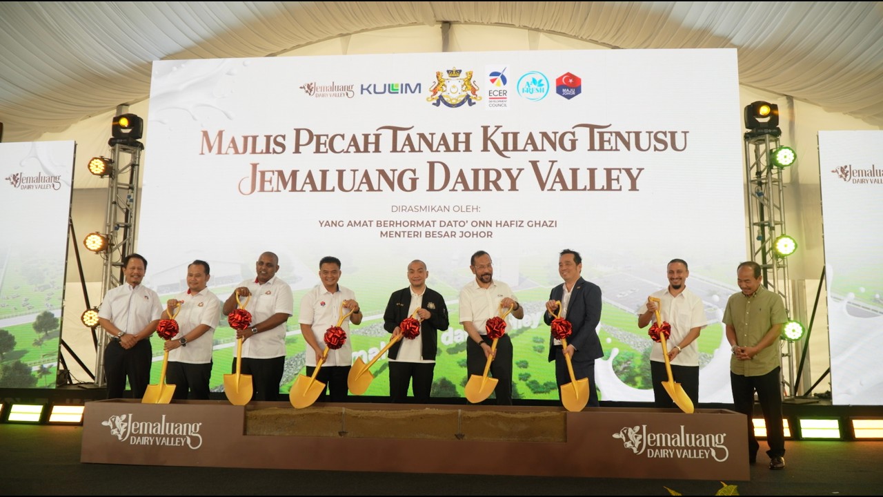 Groundbreaking Ceremony of Jemaluang Dairy Valley (JDV) Dairy Factory