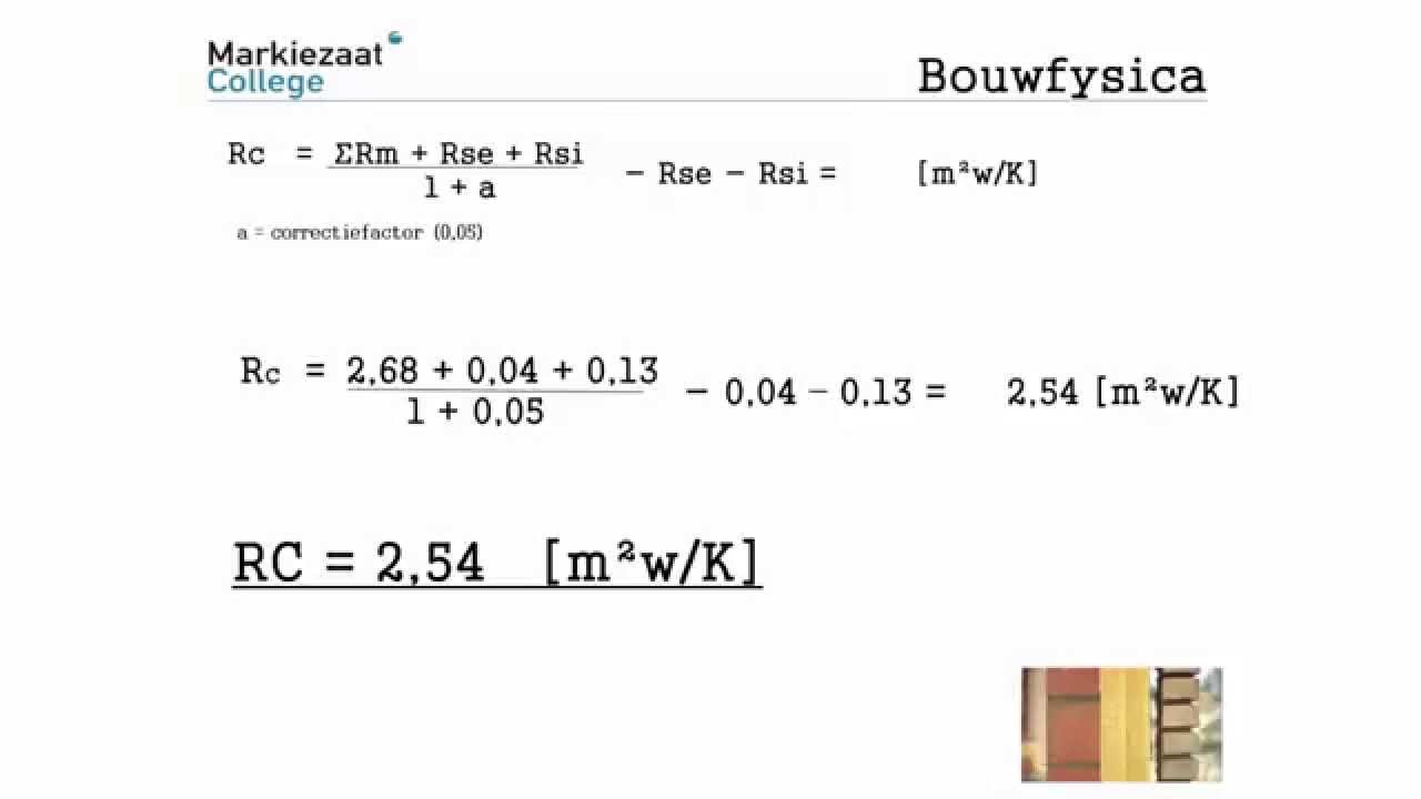 Bouwfysica   warmteweerstand