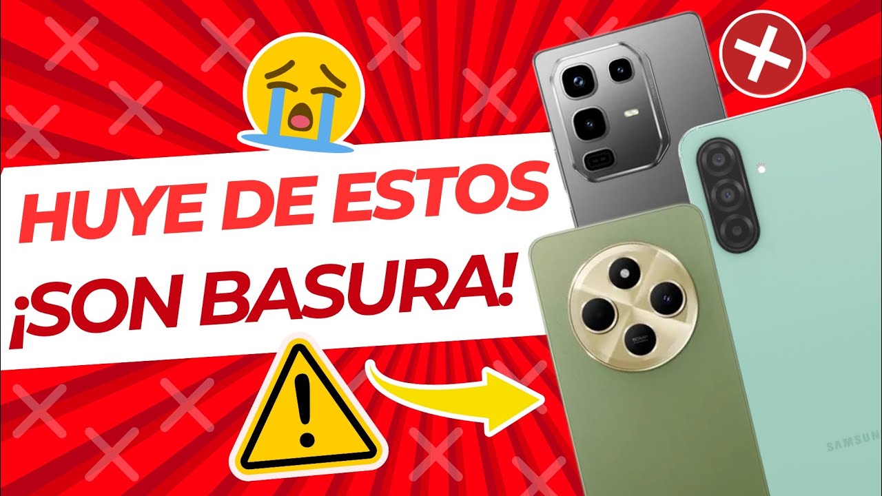Los 5 PEORES Celulares que NO DEBES Comprar en 2026👎(ESTAFA)