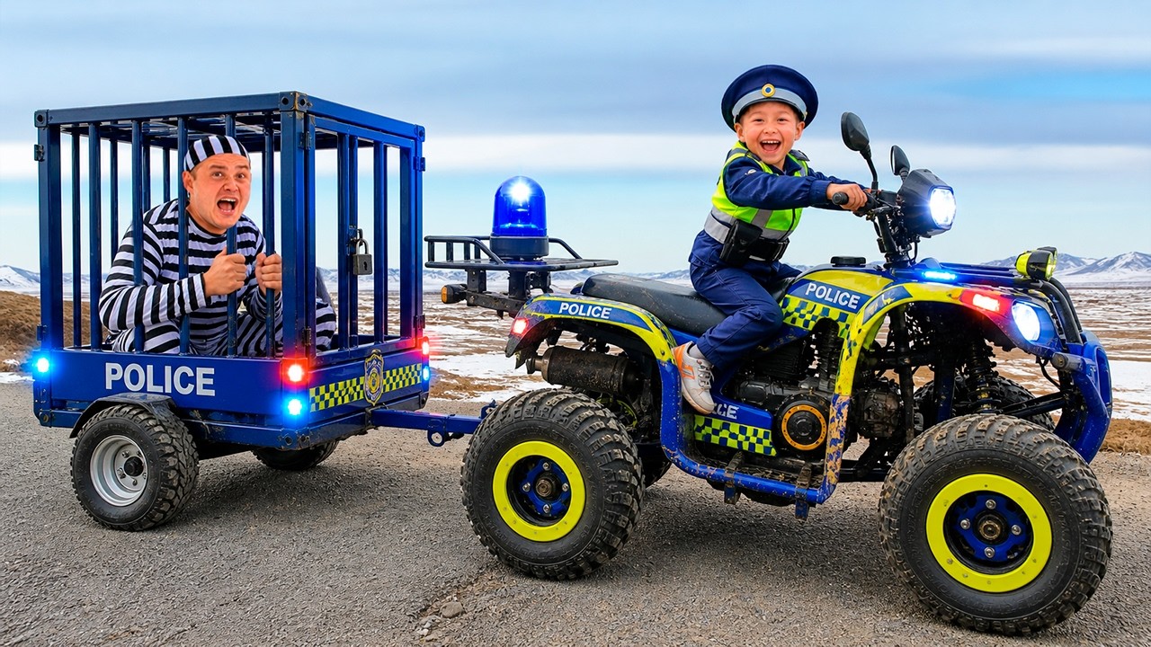 Blue Tractor Police & Thief 🚓 2.5 Hour Compilation for Kids
