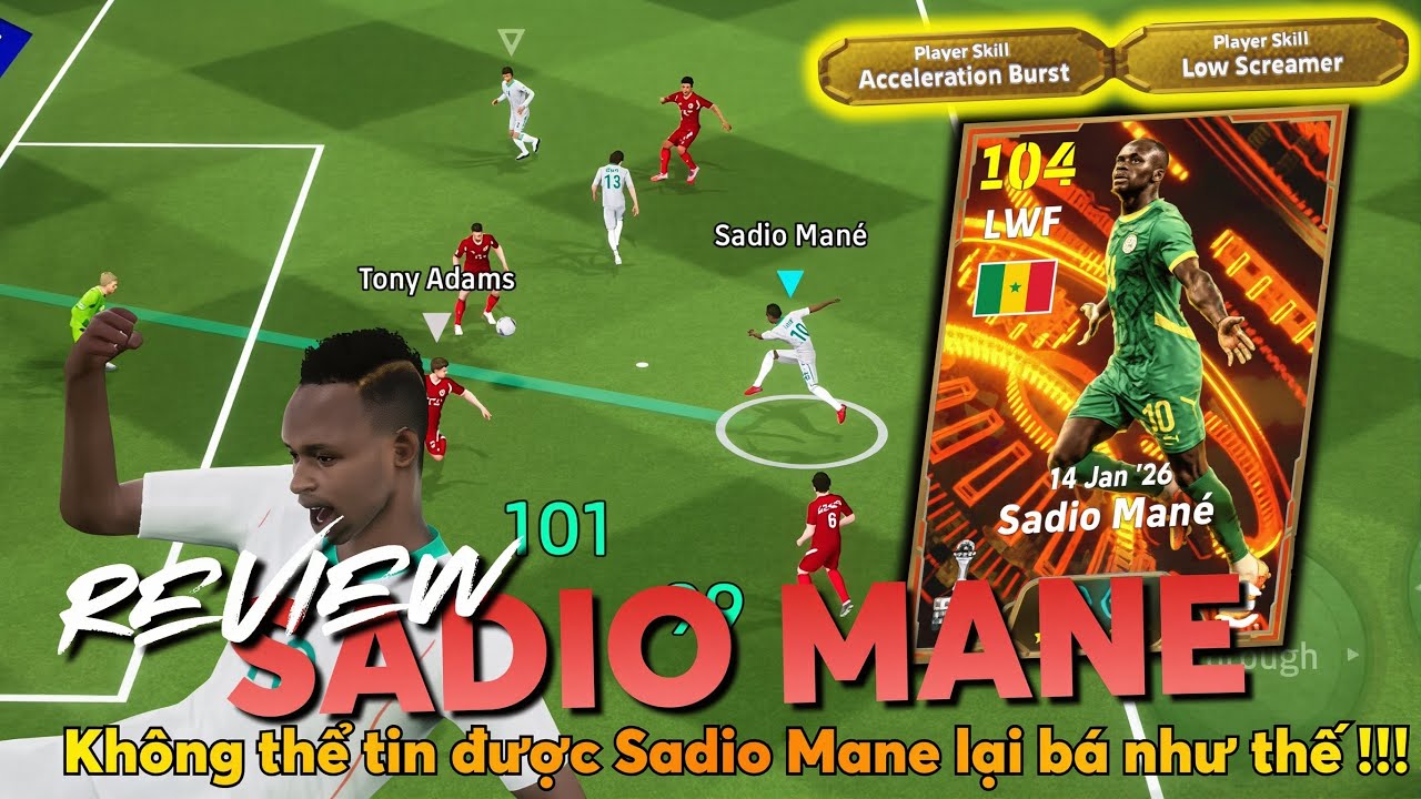 eFootball Mobile: Соперники вынуждены покидать поле во время матча против SADIO MANE BIGTIME из-з...