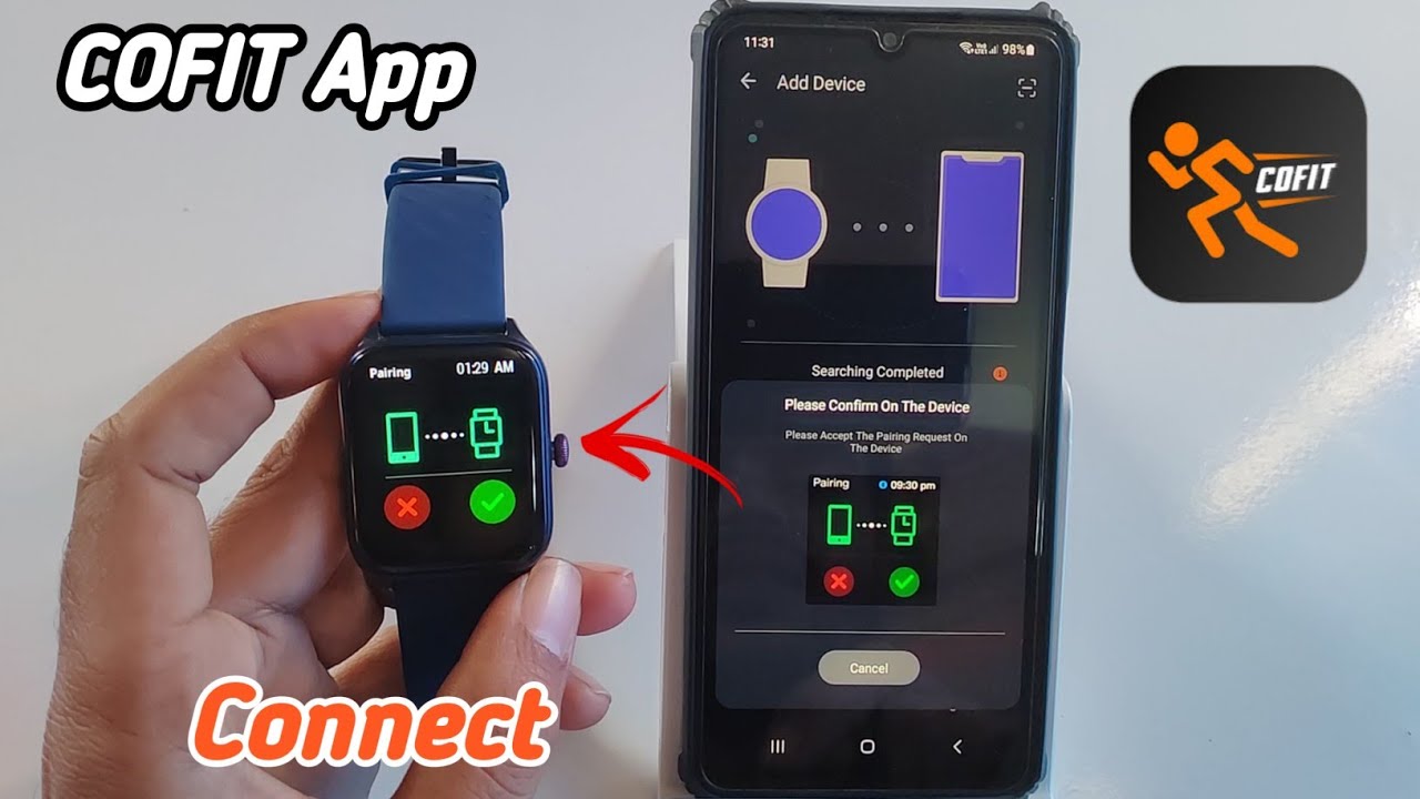 Co fit smart watch ko mobile se kaise connect kare|co fit app se watch kaise connect kare