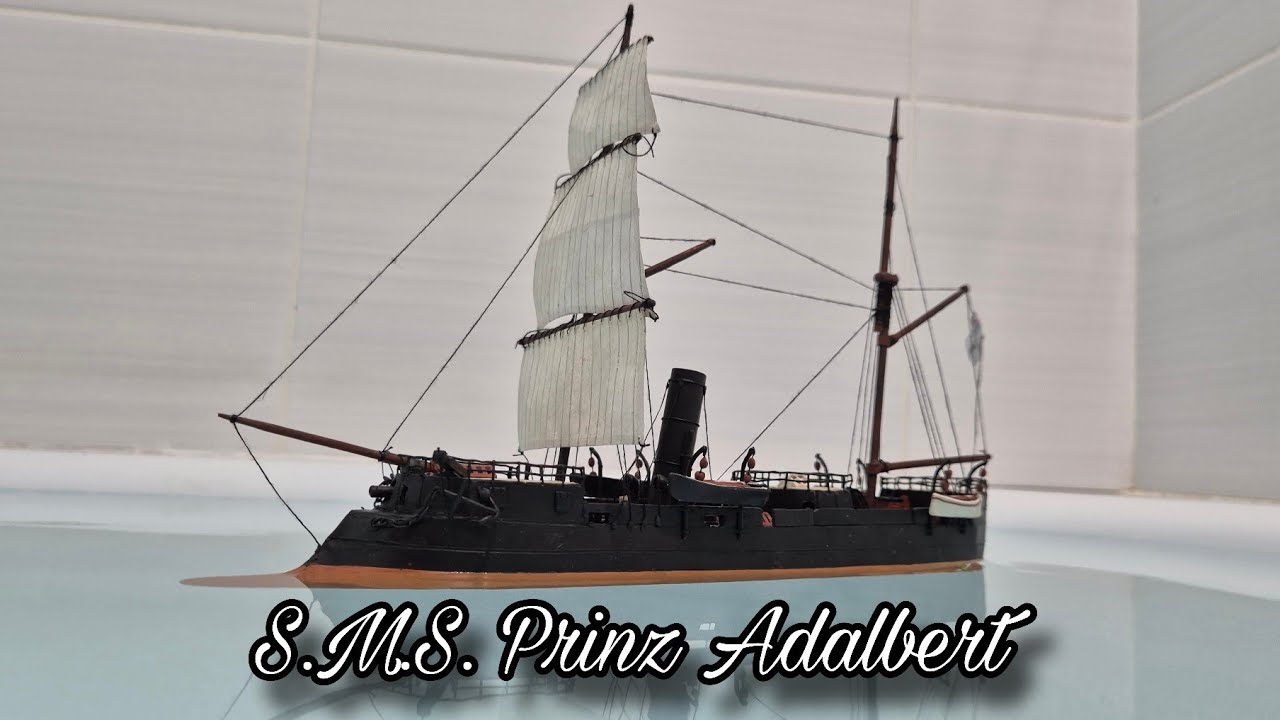 S.M.S. Prinz Adalbert (1865) / Корабль из пластилина