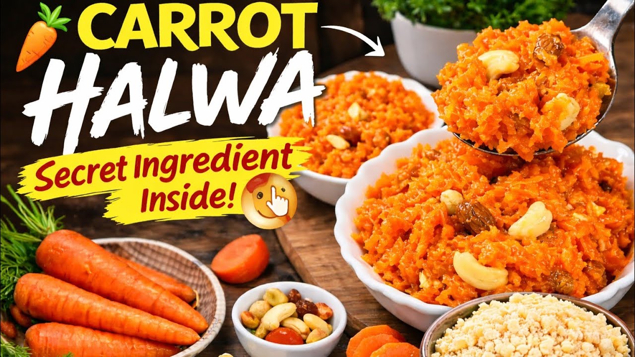 #Delicious Gajar Ka Halwa with Secret Ingredient  #ರುಚಿಯಾದ ಕ್ಯಾರೆಟ್ ಹಲ್ವಾ ರಹಸ್ಯ ಪದಾರ್ಥದೊಂದಿಗೆ