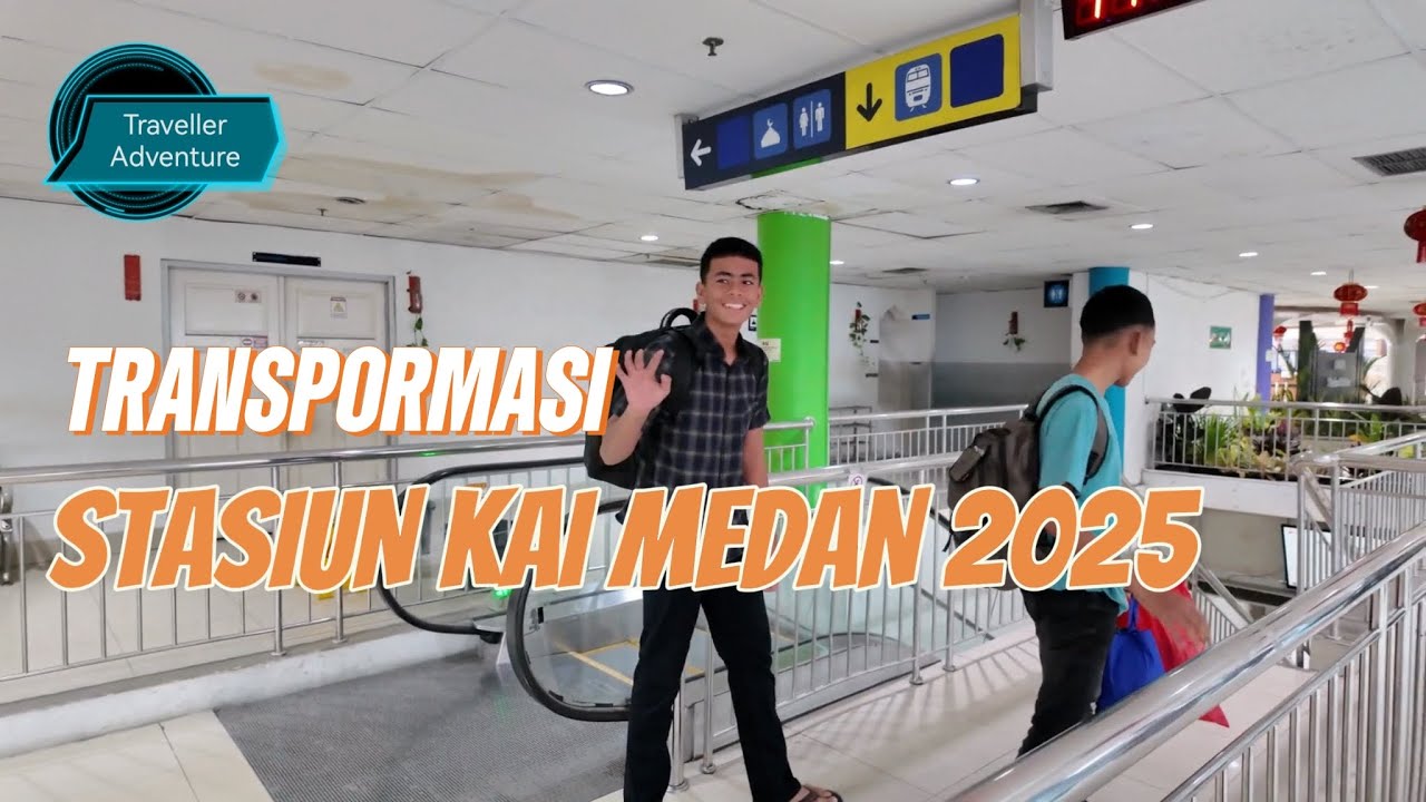 TRANSPORMASI STASIUN KERETA API MEDAN 2025 // STASIUN KAI MEDAN PART 3