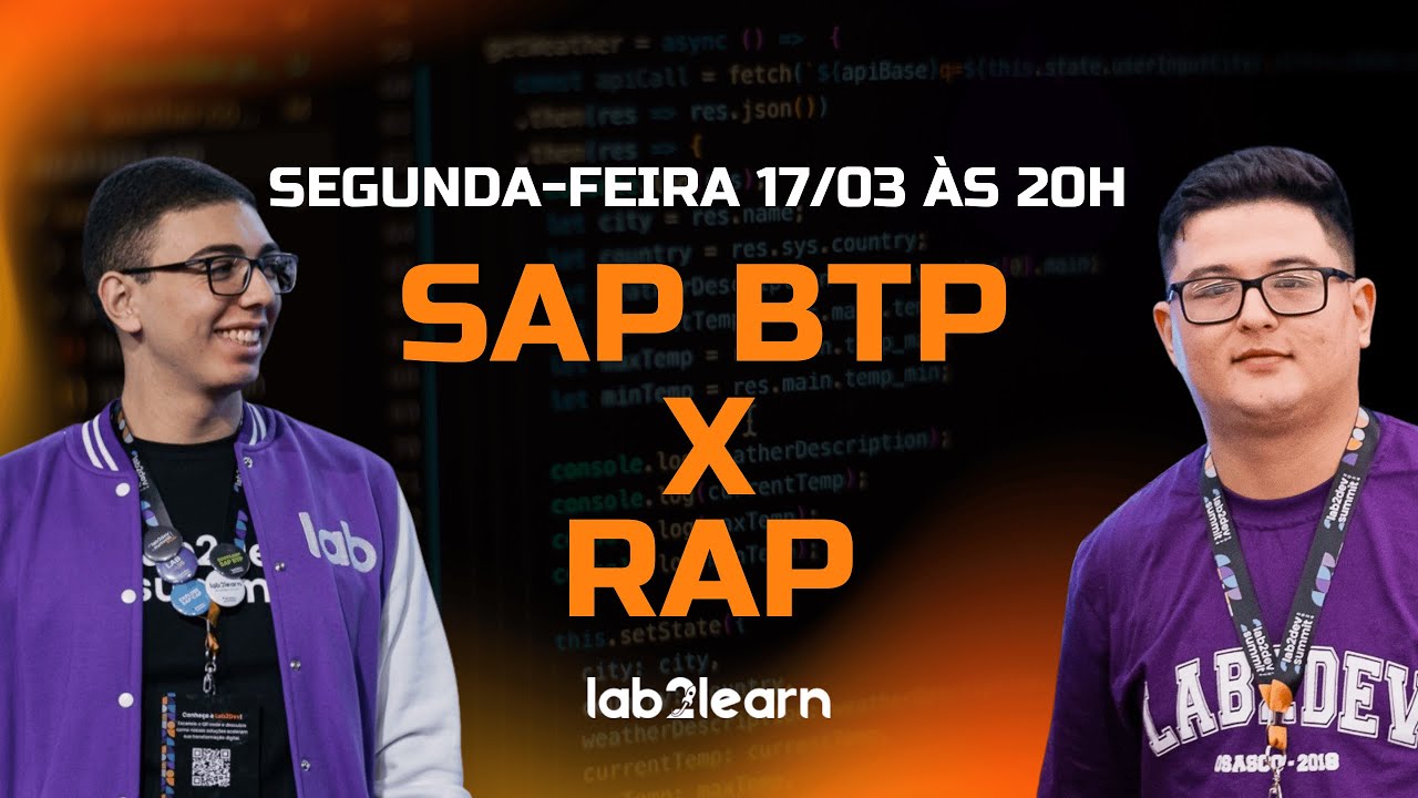 🟠 SAP BTP X RAP - Lab2learn 🚀