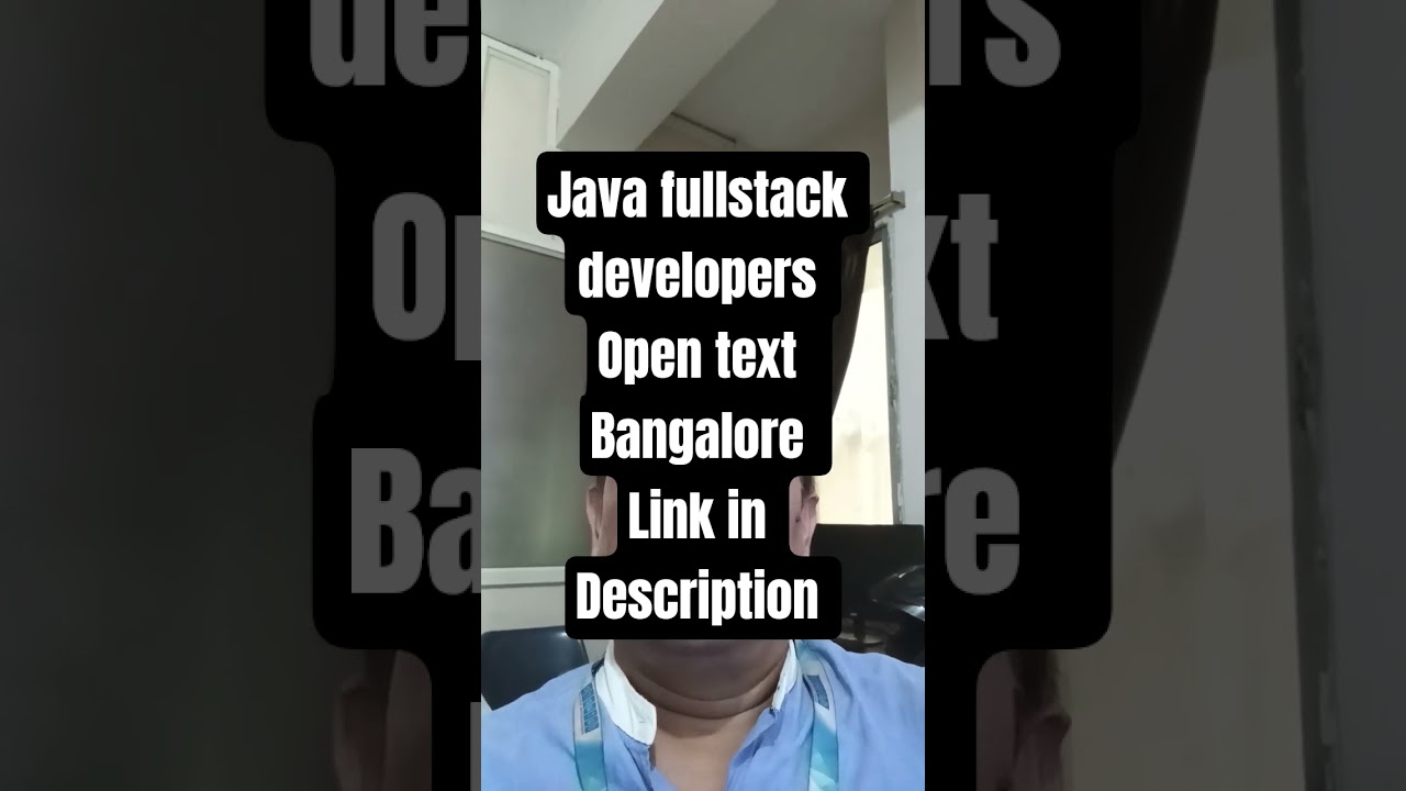 Java Full Stack Developer Jobs in Bangalore | OpenText Hiring 2025