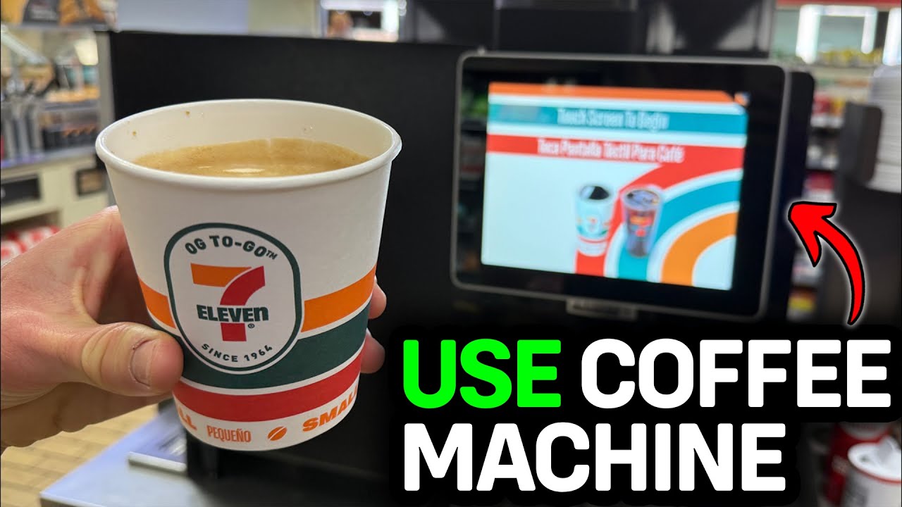 How To Use 7 Eleven Coffee Machine - Make Your PERFECT Coffee!