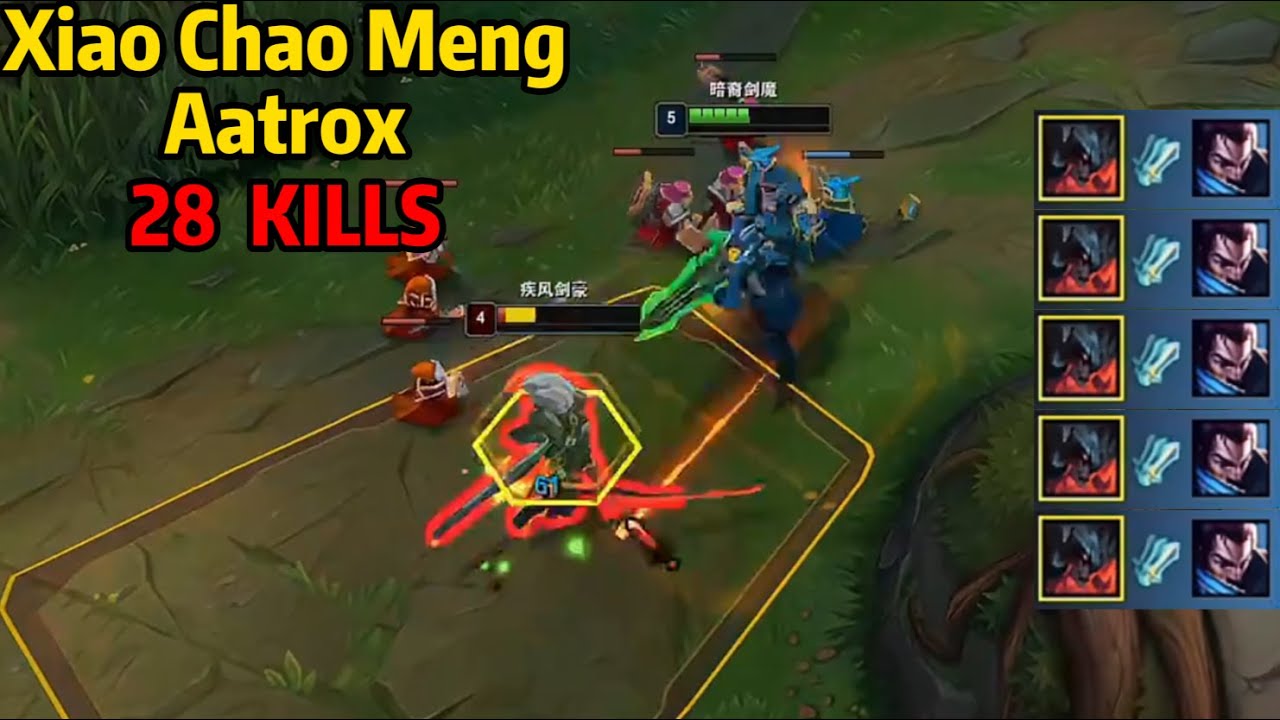 Xiao Chao Meng Aatrox: He Makes a Yasuo Lose His Mind... *28 KILLS*