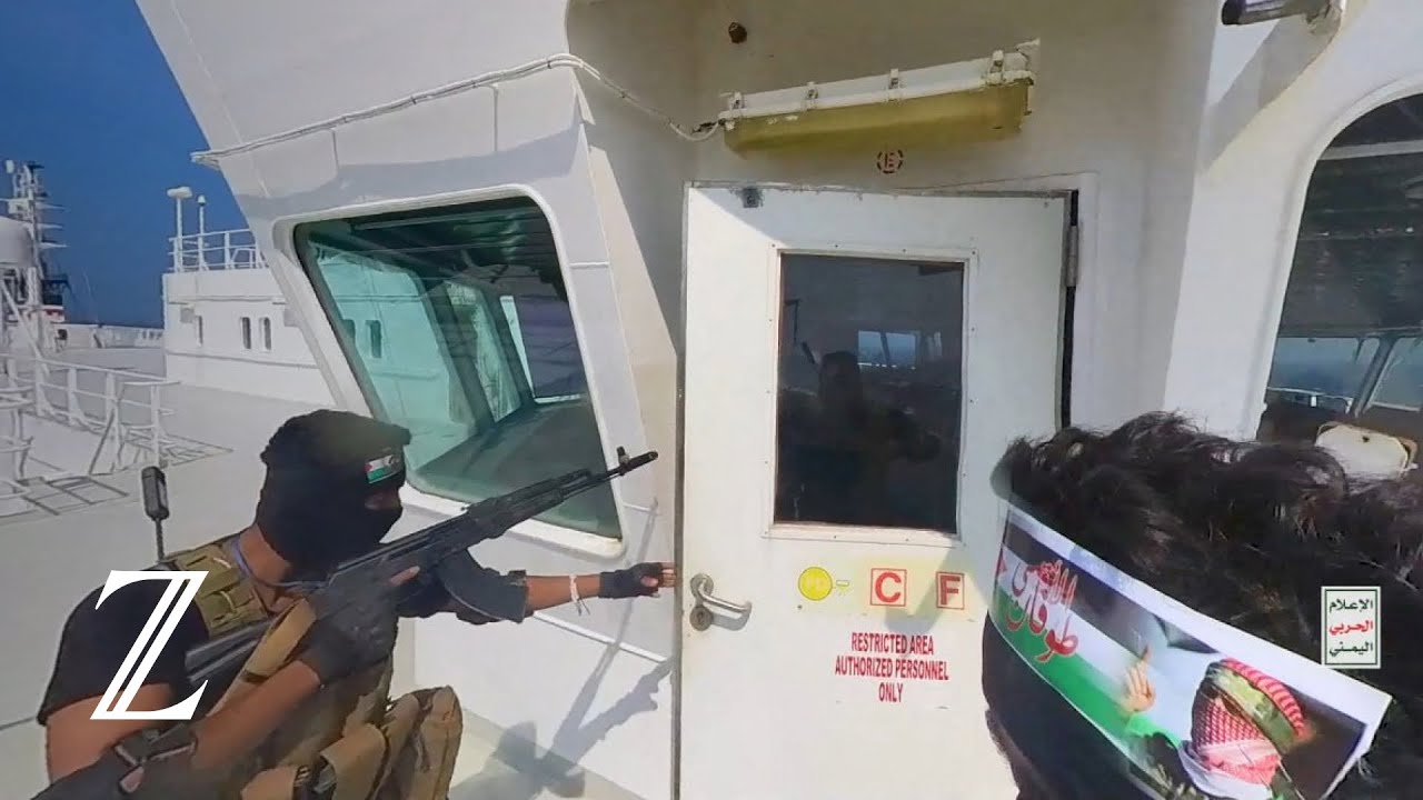 Jemen: Video soll Schiffsentf&uuml;hrung der Huthi-Rebellen im Roten Meer zeigen