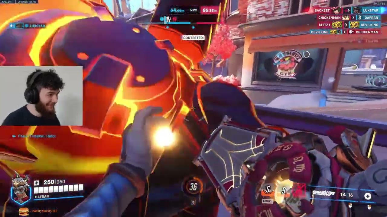 Dafran ZENYATTA, ILLARI COMPETITIVE Gameplay! [ OVERWATCH VOD Replays ]