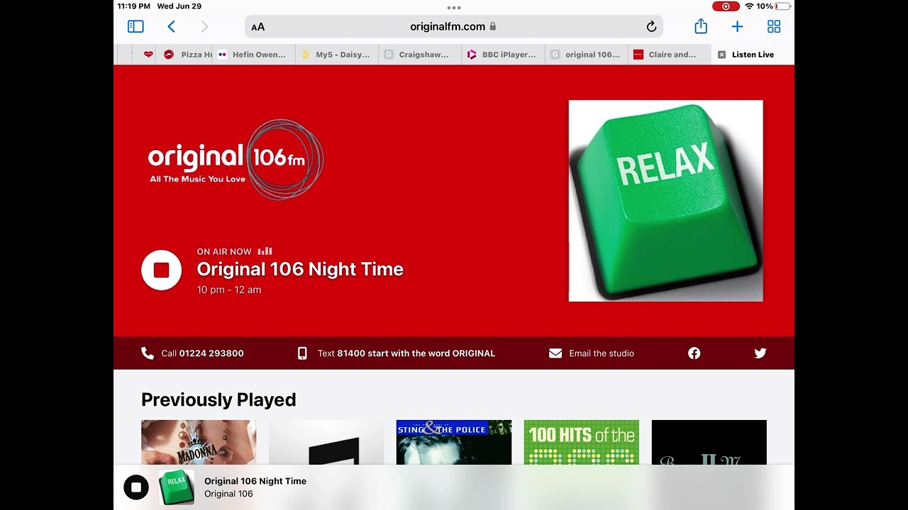 Original 106FM (Aberdeen) Wednesday 29th June 2022
