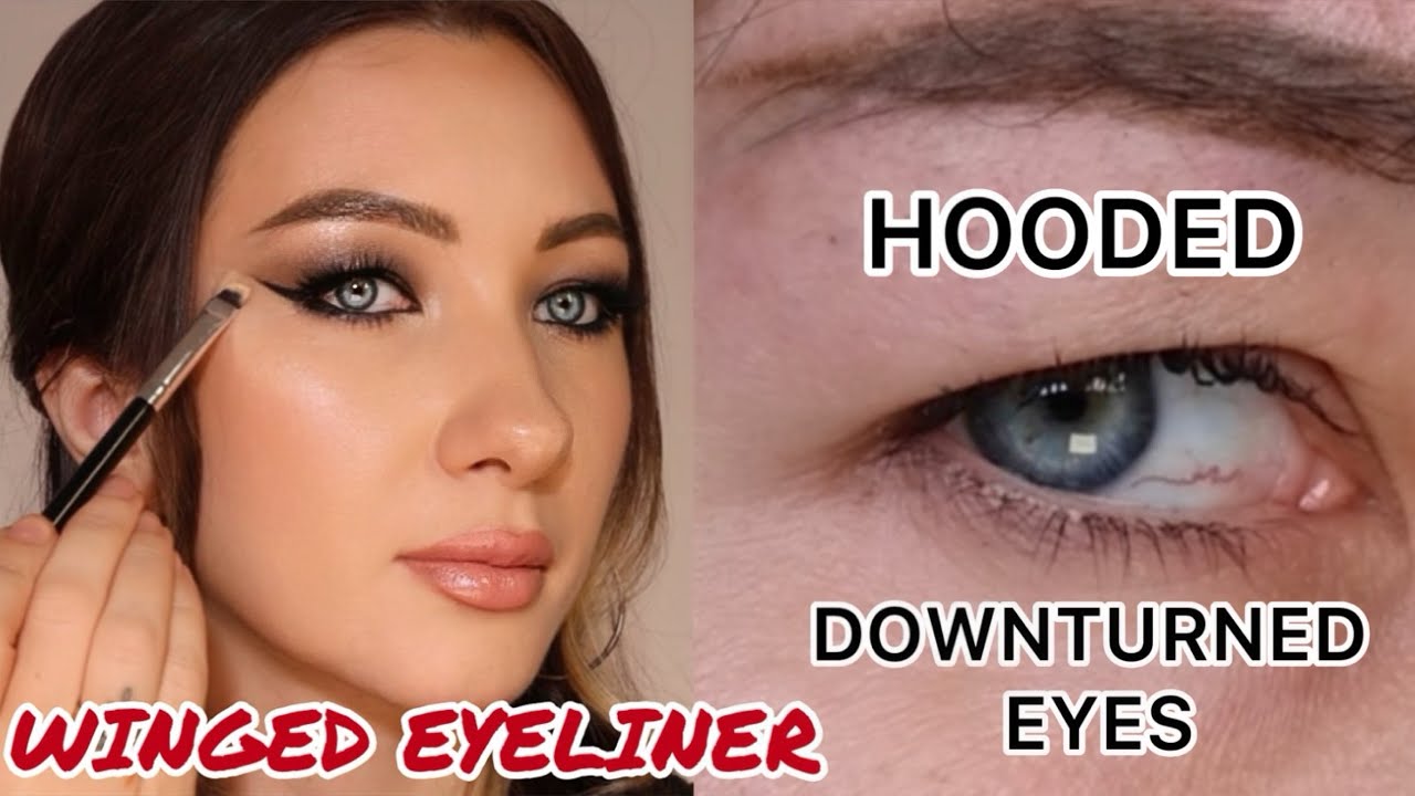 GREY MATTE SMOKEY EYE + EYELINER TECHNIQUE for HOODED DOWNTURNED EYES✔️