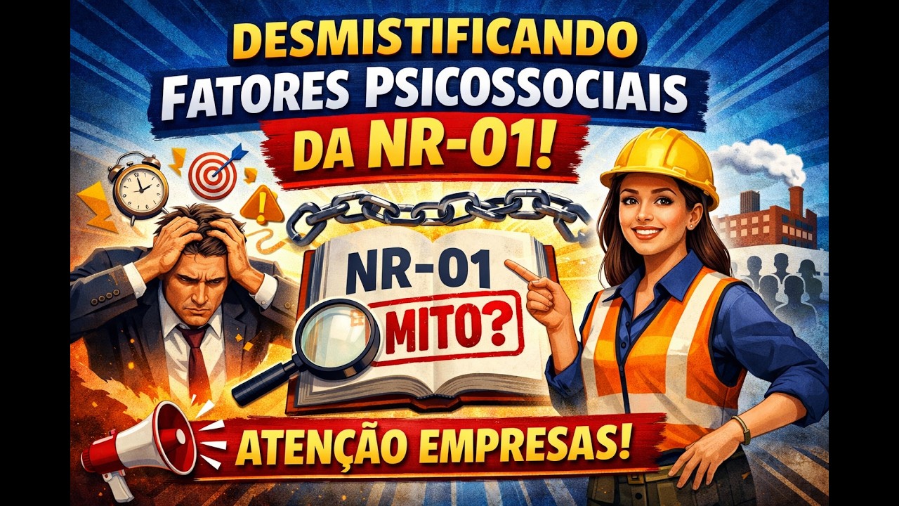 NOVA NR-01 (Fatores Psicossociais) no PGR - Micro e Pequenas Empresas.