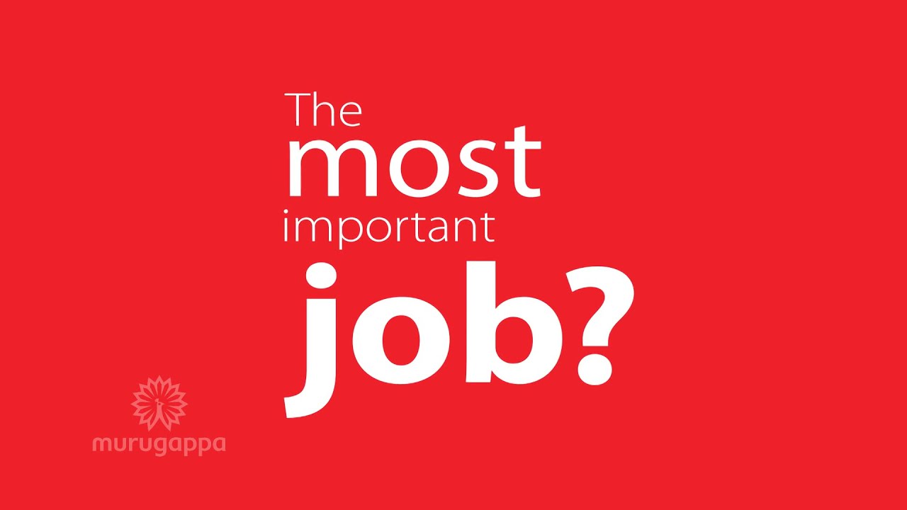 The Most Important Job