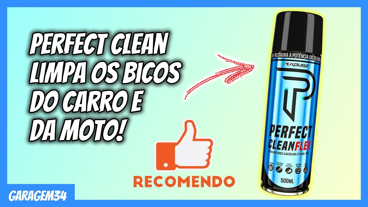LIMPE OS BICOS DO SEU MOTOR COM O PERFECT CLEAN!