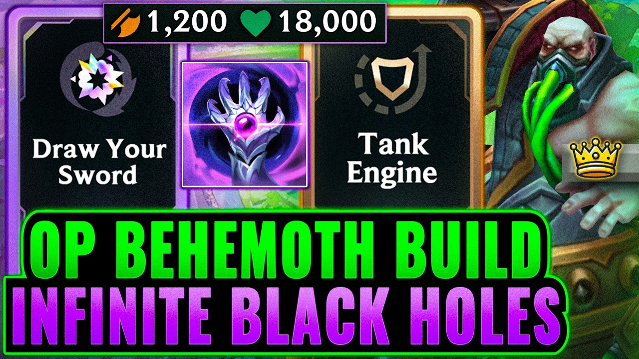 18k HP + Infinite Black Holes = Unfair: Draw Your Sword + Tank Engine Urgot | League Arena Gameplay