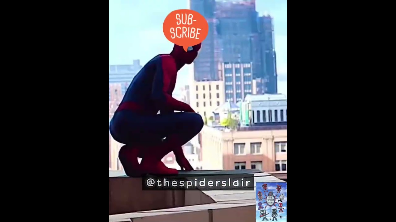 WTF #spiderman slinging around and meets Bully Maguire  #shorts #short