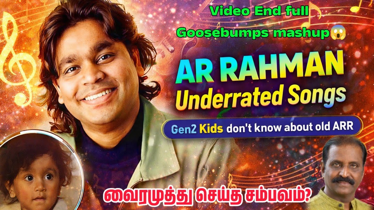 AR RAHMAN Peak underrated Songs 😱அப்போFamous இப்போ?2k, Genz Kida தெரியாத ARR?
