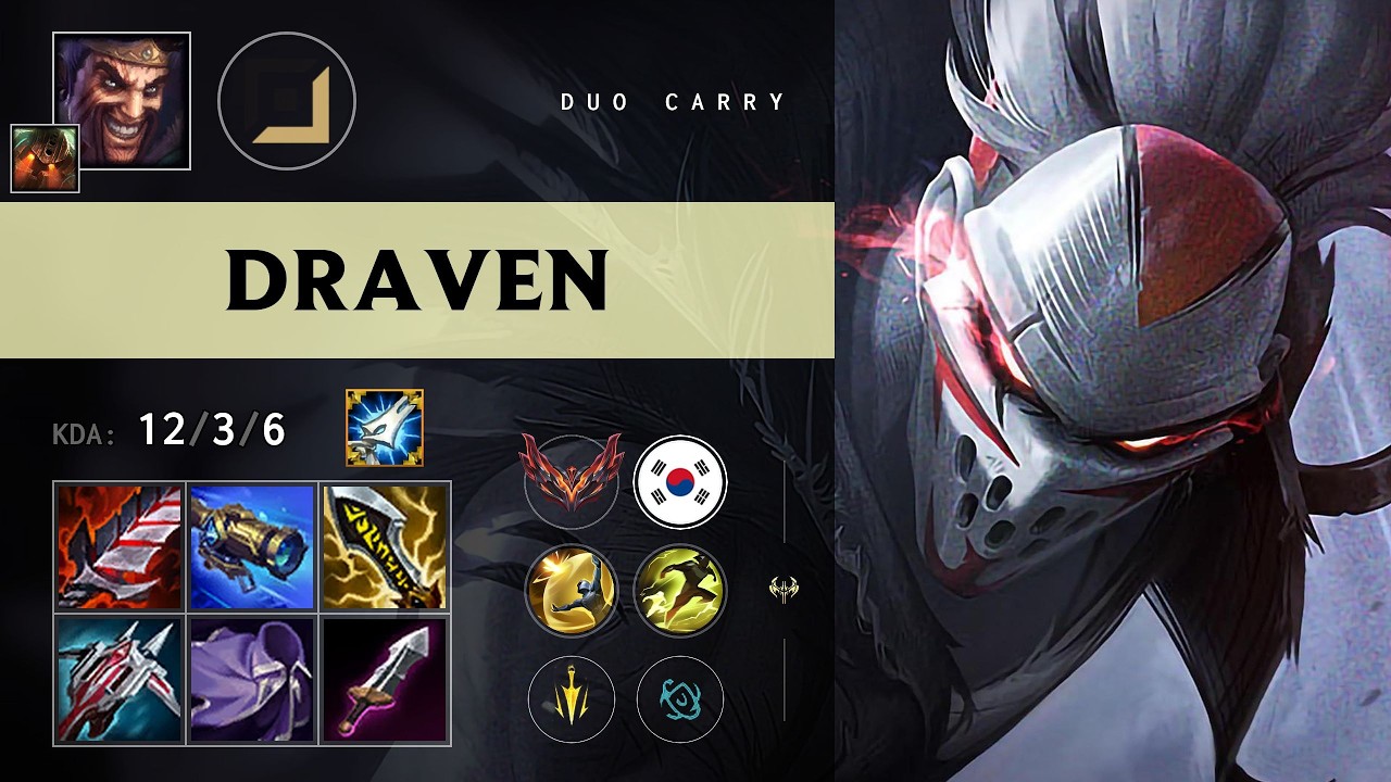Draven ADC vs Twitch - KR Grandmaster Patch 26.11