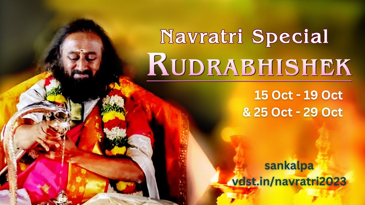 Vijayadashmi spl  Rudra Puja With Gurudev | 24 Oct 2023 | Live From VDS Bangalore Ashram