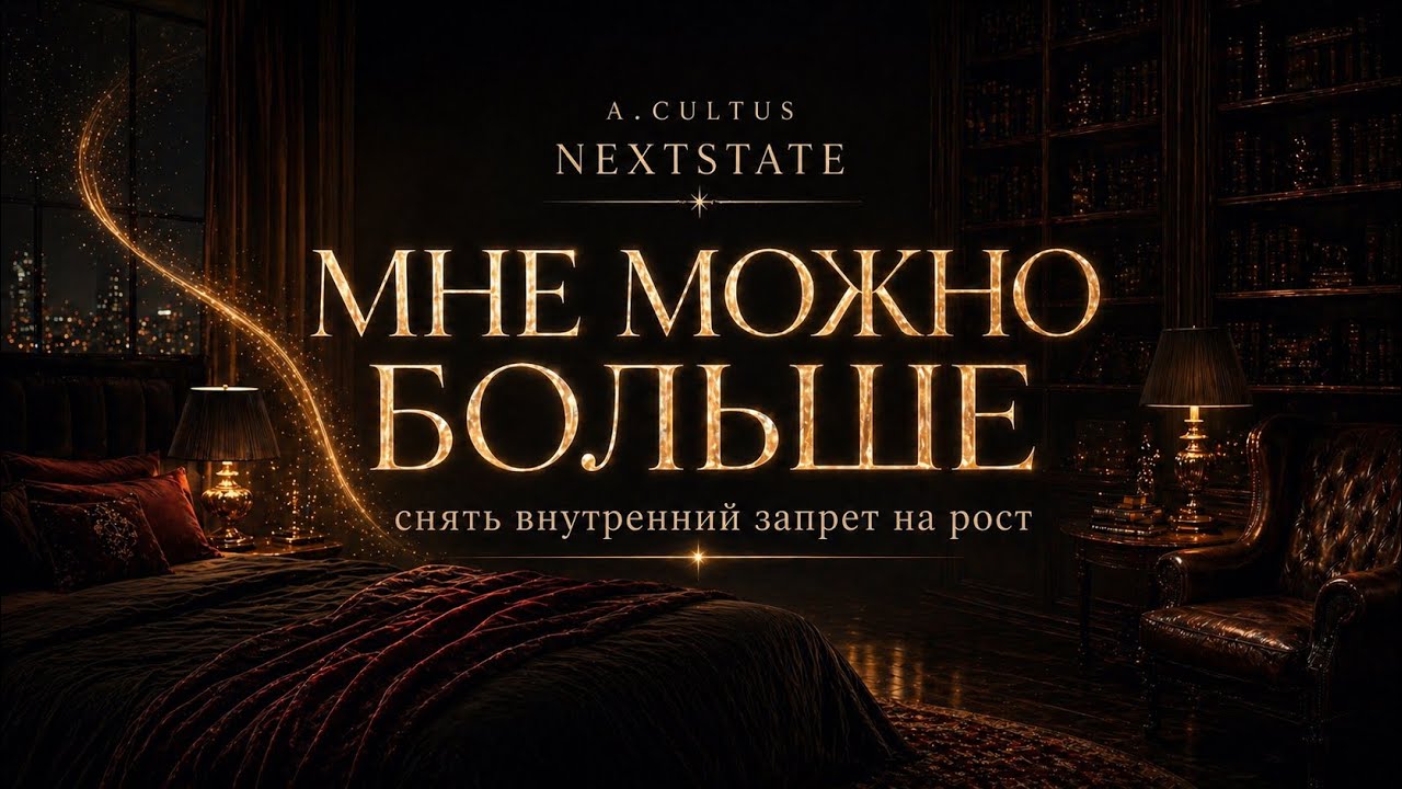 Ты живёшь ниже своего уровня — гипноз-разрешение «Мне можно» • Next State 03 