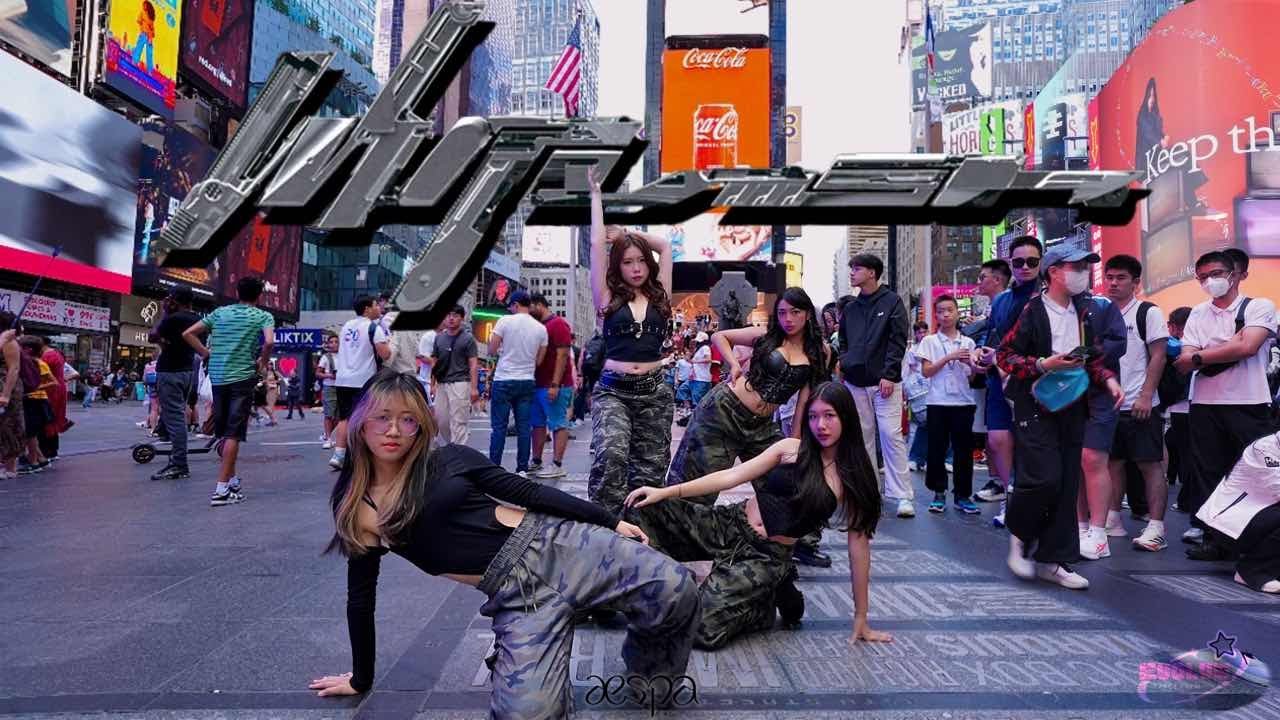 [K-POP IN PUBLIC NYC TIMES SQUARE | ONE TAKE] aespa 에스파 - ‘Whiplash’ Dance Cover by Evolve Dance
